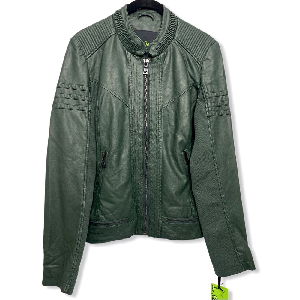 Sam Edelman Elise Faux Leather Moto Jacket - Picture 5 of 12